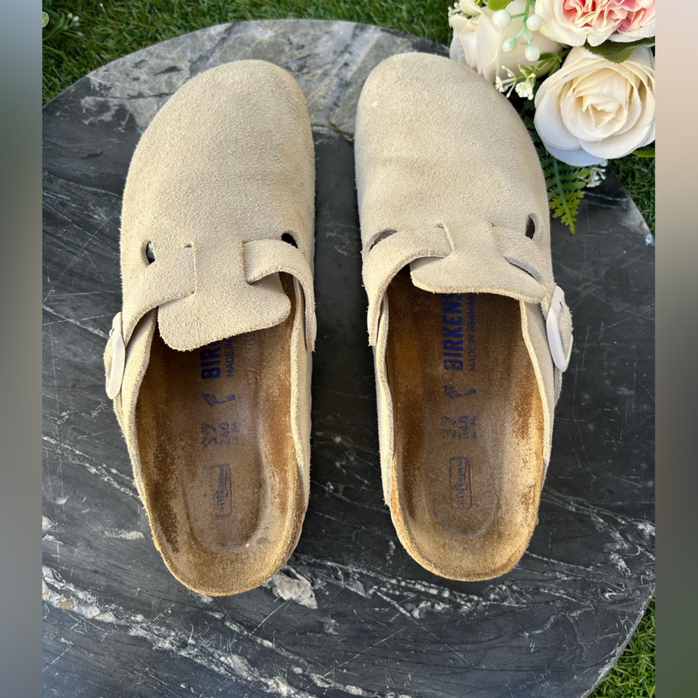 BIRKENSTOCK Boston Suede Leather 
Color: Oyster size UK 37 US 6-6.5 - Picture 11 of 16